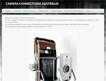 Tablet Screenshot of camera-connections.com